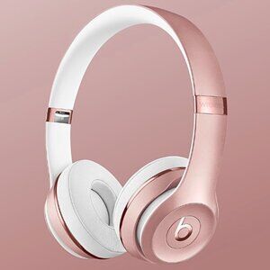 Beats Solo 3 Wireless Headphones (Rose Gold)